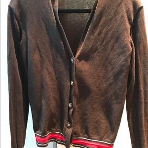 Tory Burch brown cardigan